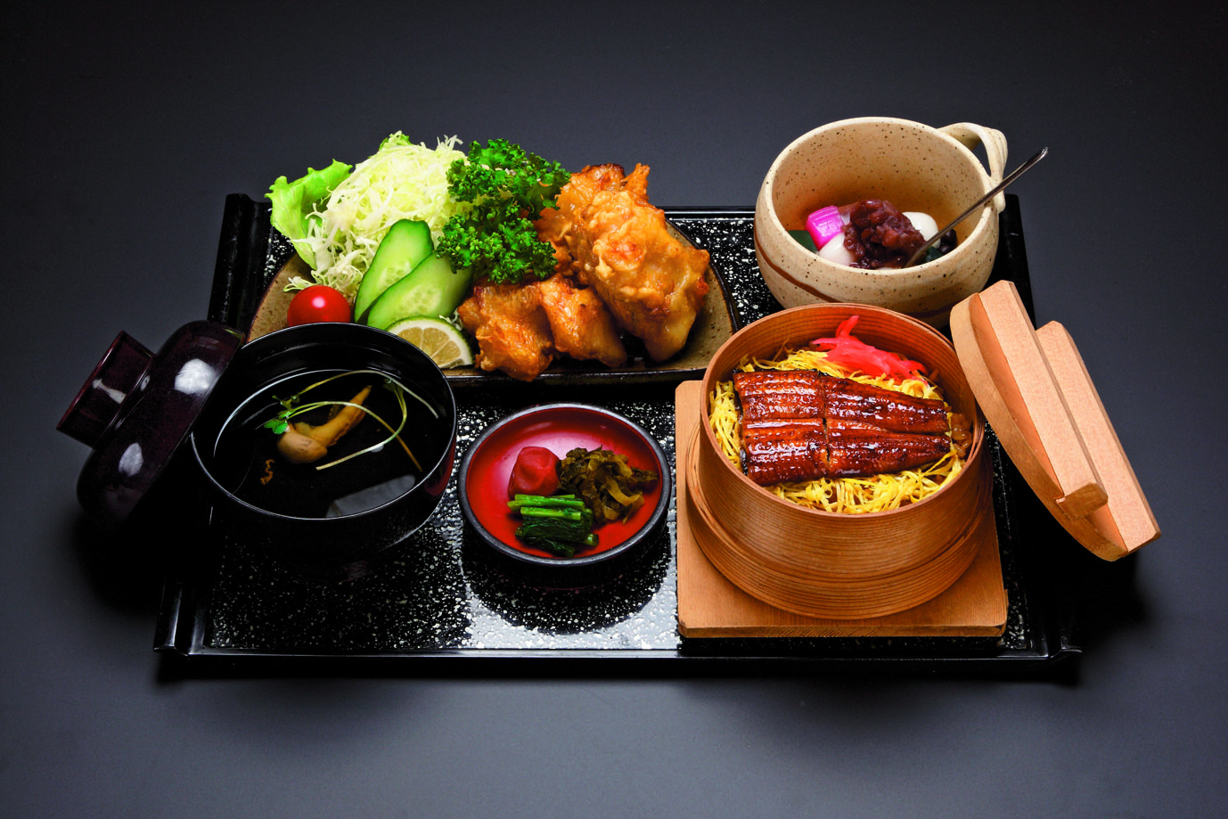 ミニせいろとから揚げのセット